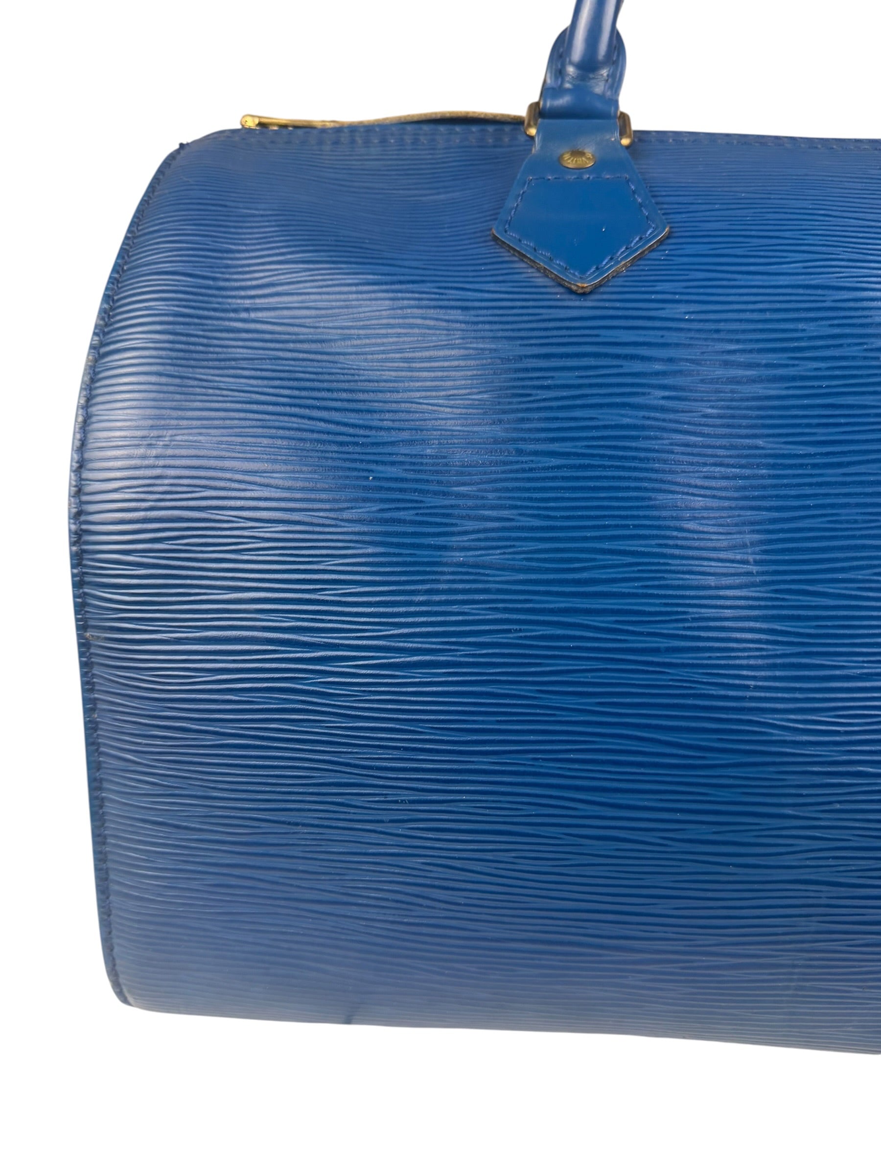 Louis Vuitton Blue Epi Leather Speedy 30