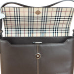 Burberry Brown Leather Shoulder Bag
