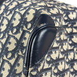 Christian Dior Vintage Navy Blue Trotter Boston Bag
