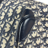 Christian Dior Vintage Navy Blue Trotter Boston Bag
