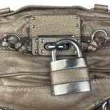 Chloe Metallic Taupe Vintage Paddington
