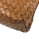 Bottega Veneta Brown Woven Intrecciato Pochette