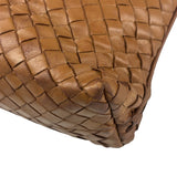 Bottega Veneta Brown Woven Intrecciato Pochette