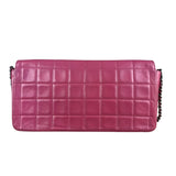 Chanel Pink CC 2002 Chocolate Bar Chain Flap