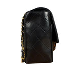 Chanel Quilted Flap Bag Black 1989