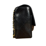 Chanel Quilted Flap Bag Black 1989