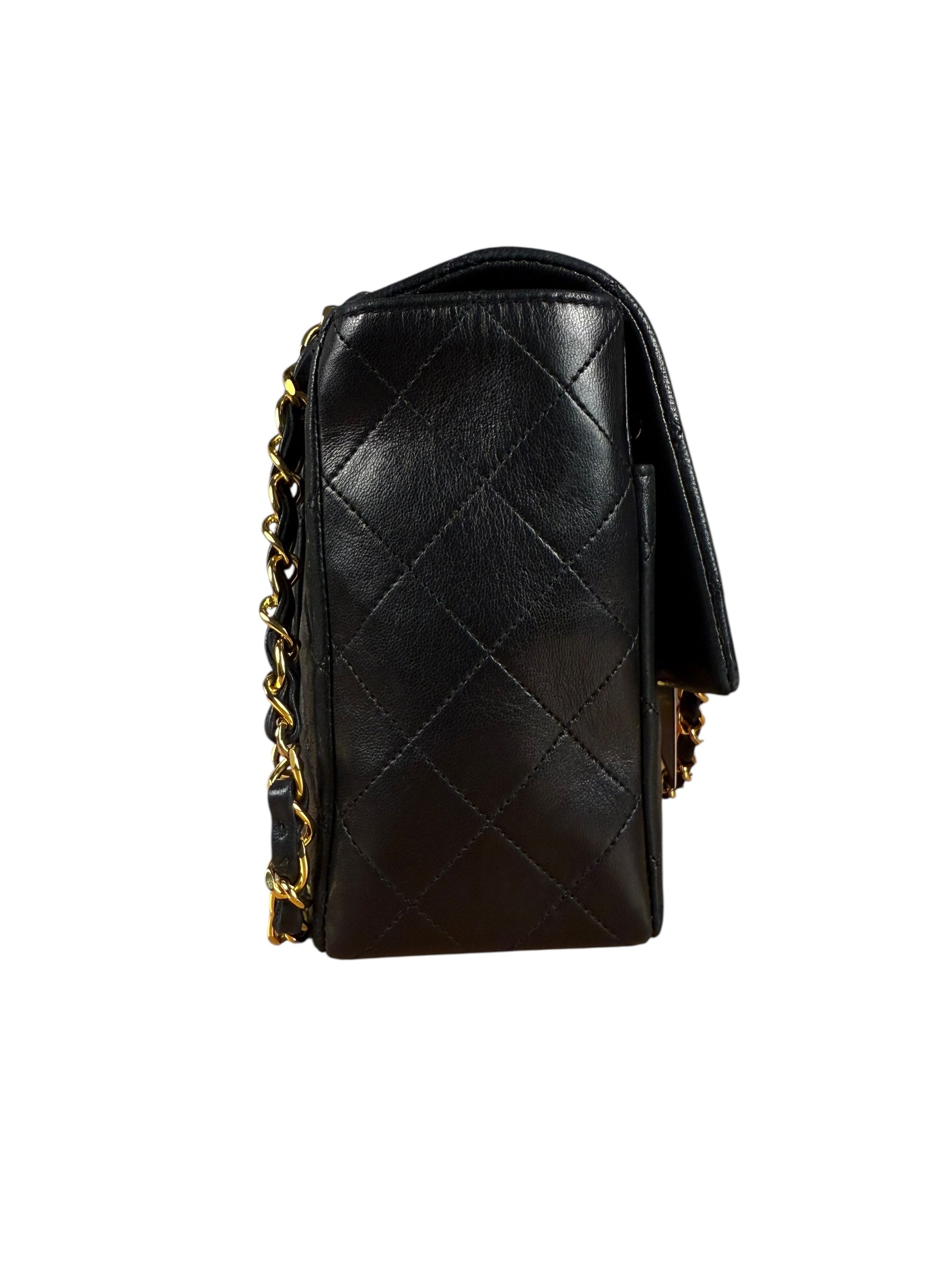 Chanel Quilted Flap Bag Black 1989