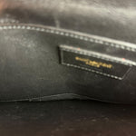 Saint Laurent Red Patent Vicky Chain Flap Bag