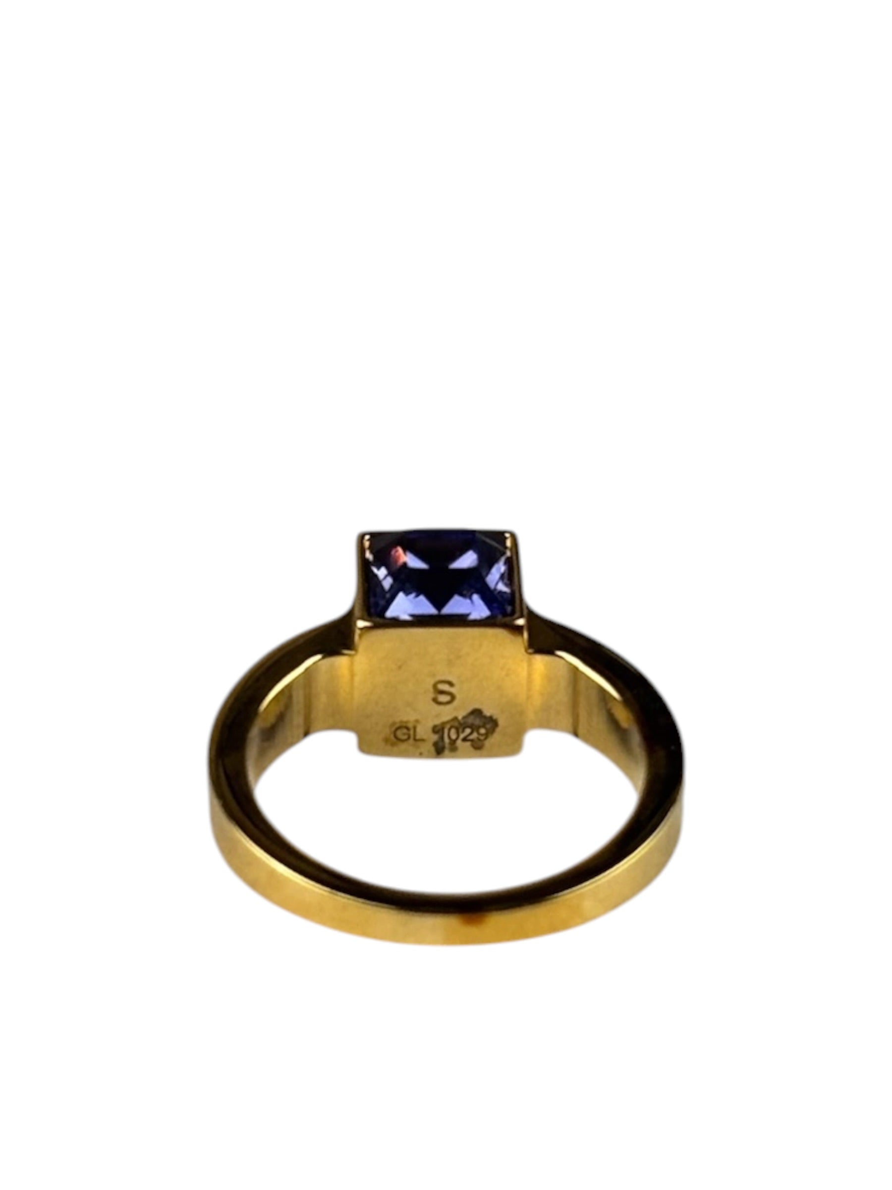 Louis Vuitton Gold-Toned Gamble Ring