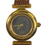 Fendi 320L FF Dial Brown Strap