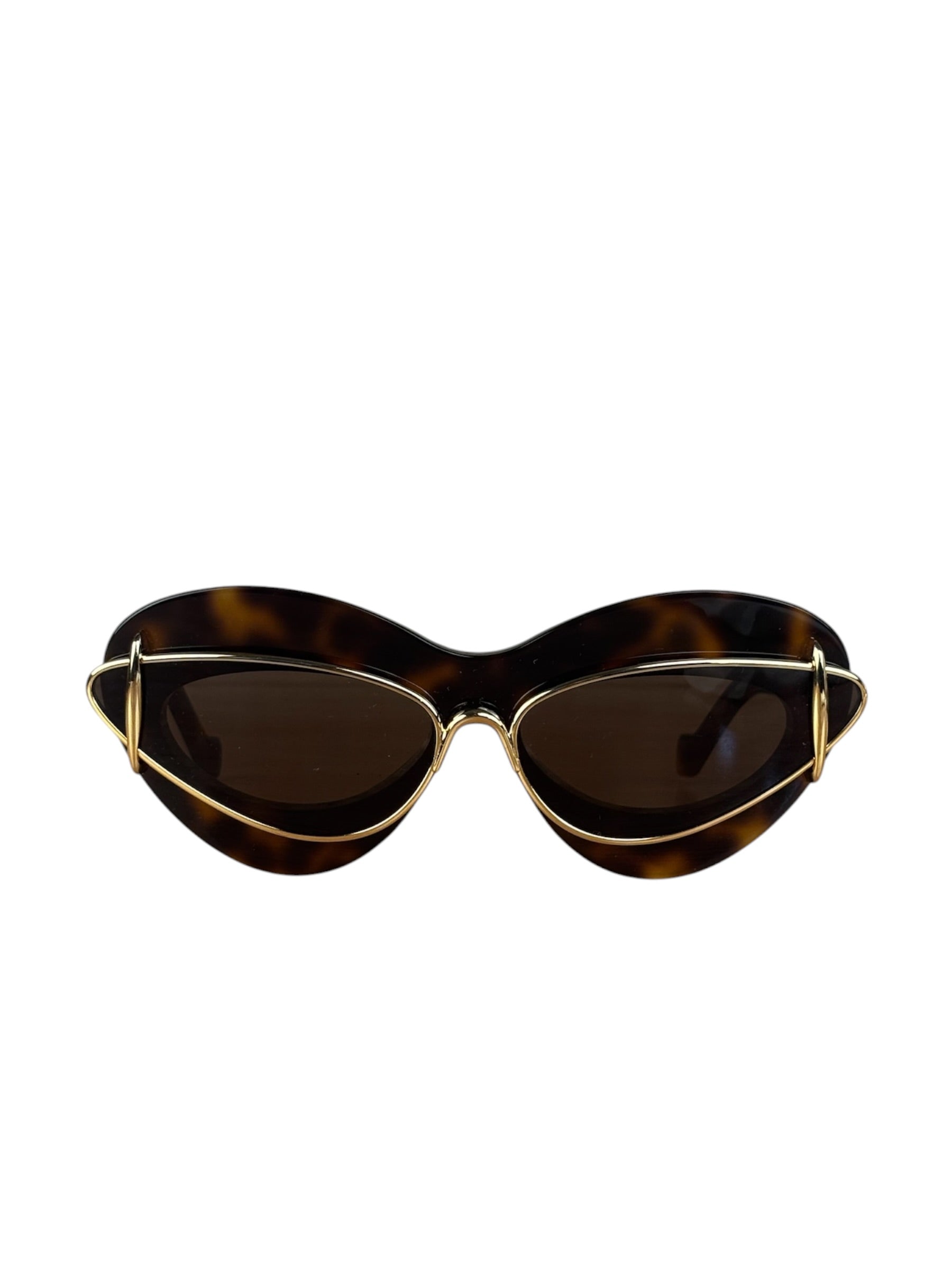 Loewe Double Frame Cat Eye Sunglasses LW401191