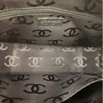 Chanel Black Quilted Leather Wild Stitch Bowler Bag 2003
