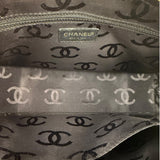 Chanel Black Quilted Leather Wild Stitch Bowler Bag 2003
