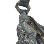 Louis Vuitton Limited Edition Grey Leather Monogram Olympe Nimbus Hobo Bag