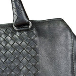 Bottega Veneta Black Intrecciato Leather 2Way Tote