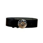 Louis Vuitton Black Leather Wish Bracelet