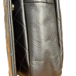 Chanel Black Leather Ultimate Stitch Single Flap Bag 2010