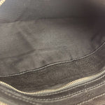 Balenciaga Black Leather Moto City Clutch Pouch