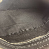 Balenciaga Black Leather Moto City Clutch Pouch