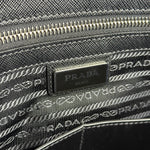 Prada Black Saffiano Leather Galleria Tote