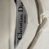 Christian Dior Sports Vintage White Sleeveless Button Up Top