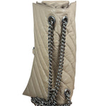 Balenciaga Beige Calfskin Crush Chain Bag