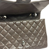 Chanel Chocolate Brown Caviar Quilted Flap Bag 2009