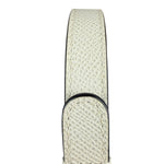 Christian Dior White Leather Saddle Hand Bag