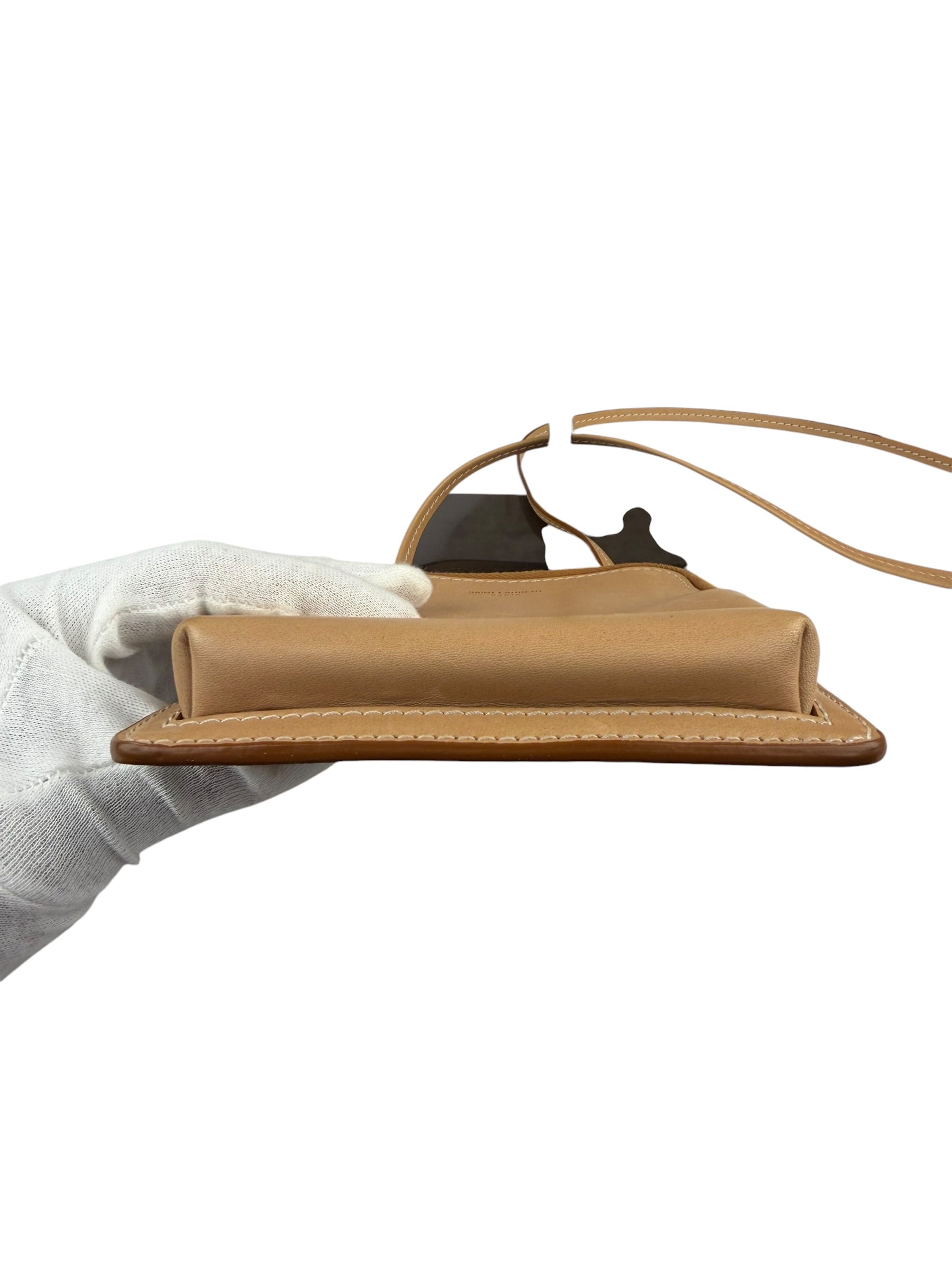 Yves Saint Laurent Beige Crossbody Pouch