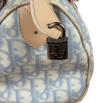 Christian Dior Vintage Trotter Canvas Mini Boston Bag