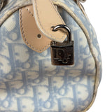 Christian Dior Vintage Trotter Canvas Mini Boston Bag