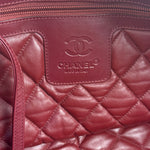 Chanel Coco Cocoon Ivory Puff Leather Boston Handbag 2009