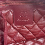 Chanel Coco Cocoon Ivory Puff Leather Boston Handbag 2009