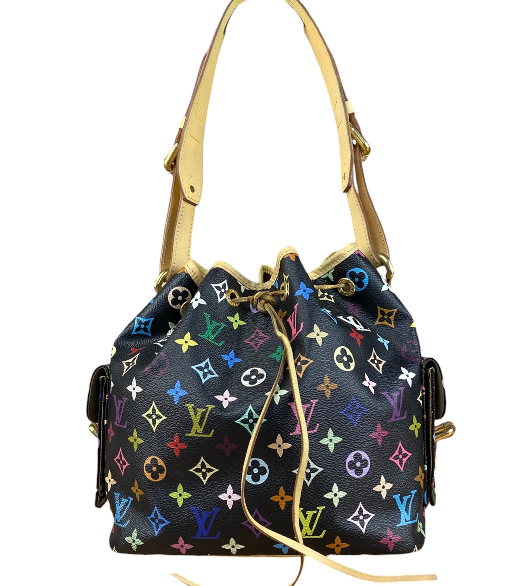 Louis Vuitton Vintage Black Murakmi Petit Noe