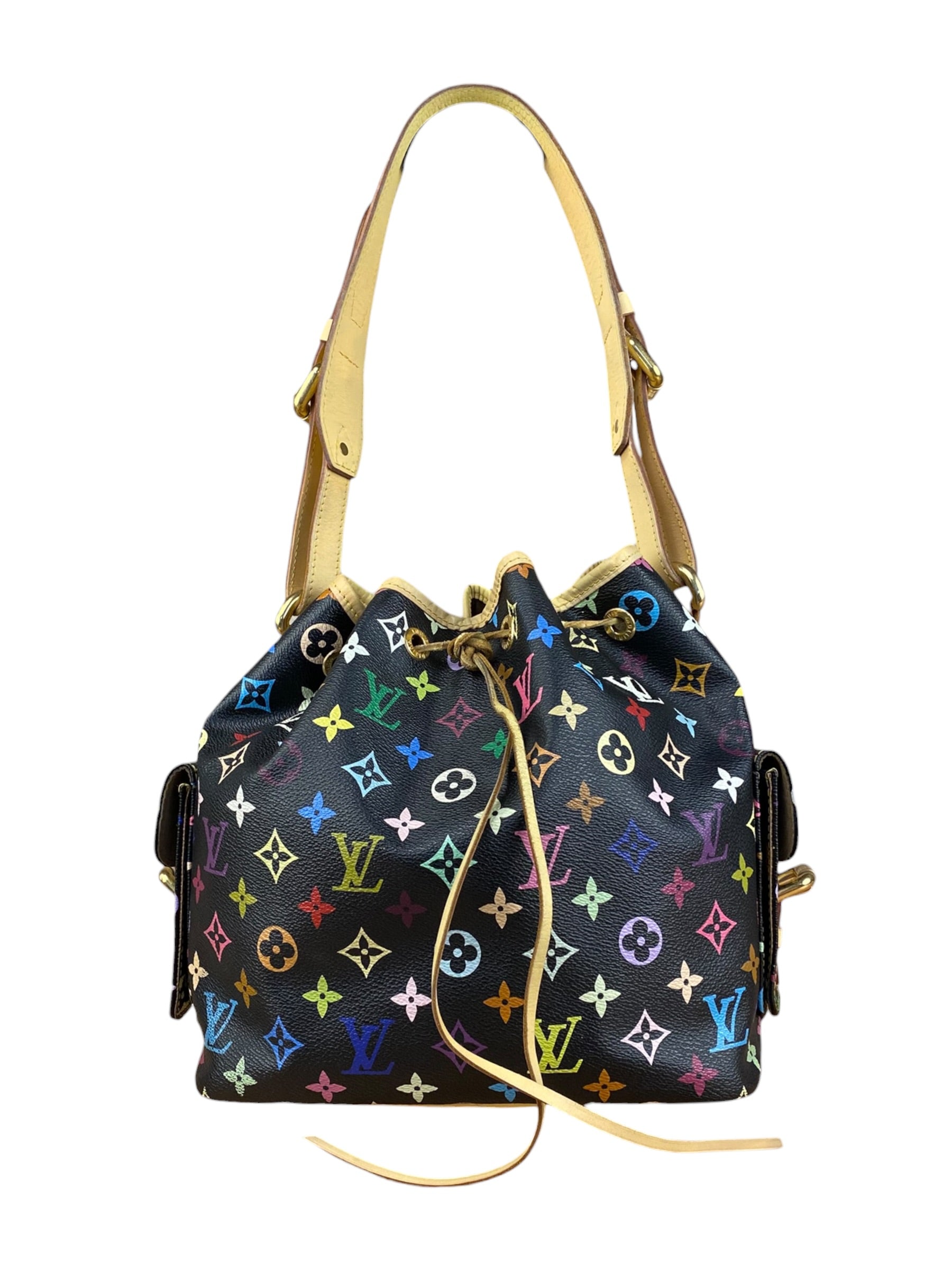 Louis Vuitton Vintage Black Murakmi Petit Noe