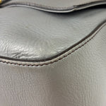 Fendi Grey Leather Flap Bag
