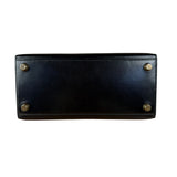 Hermes Black Mini Kelly 20 Box Calf 1991