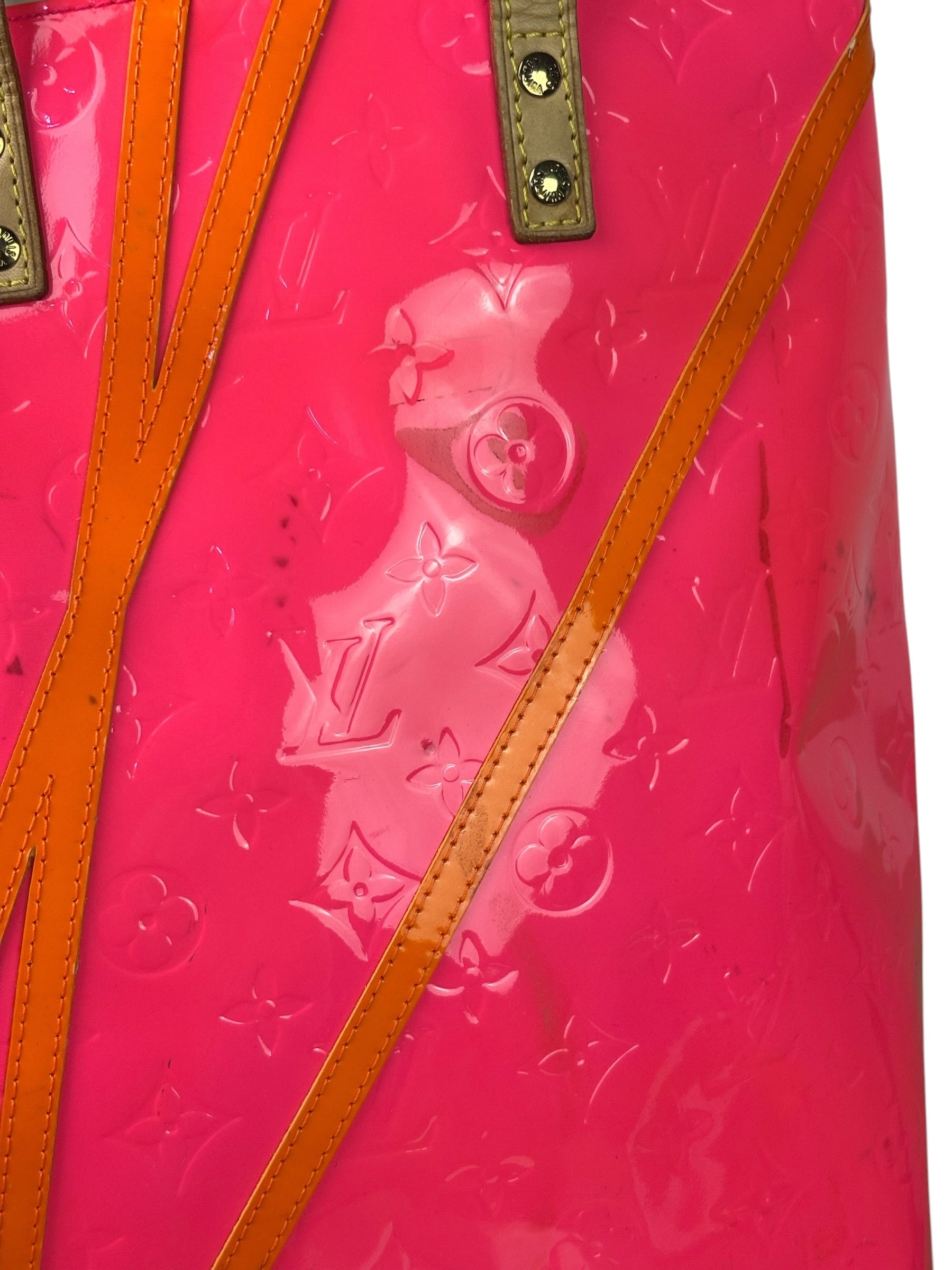Louis Vuitton x Robert Wilson Fluo Pink Reade Vernis Tote