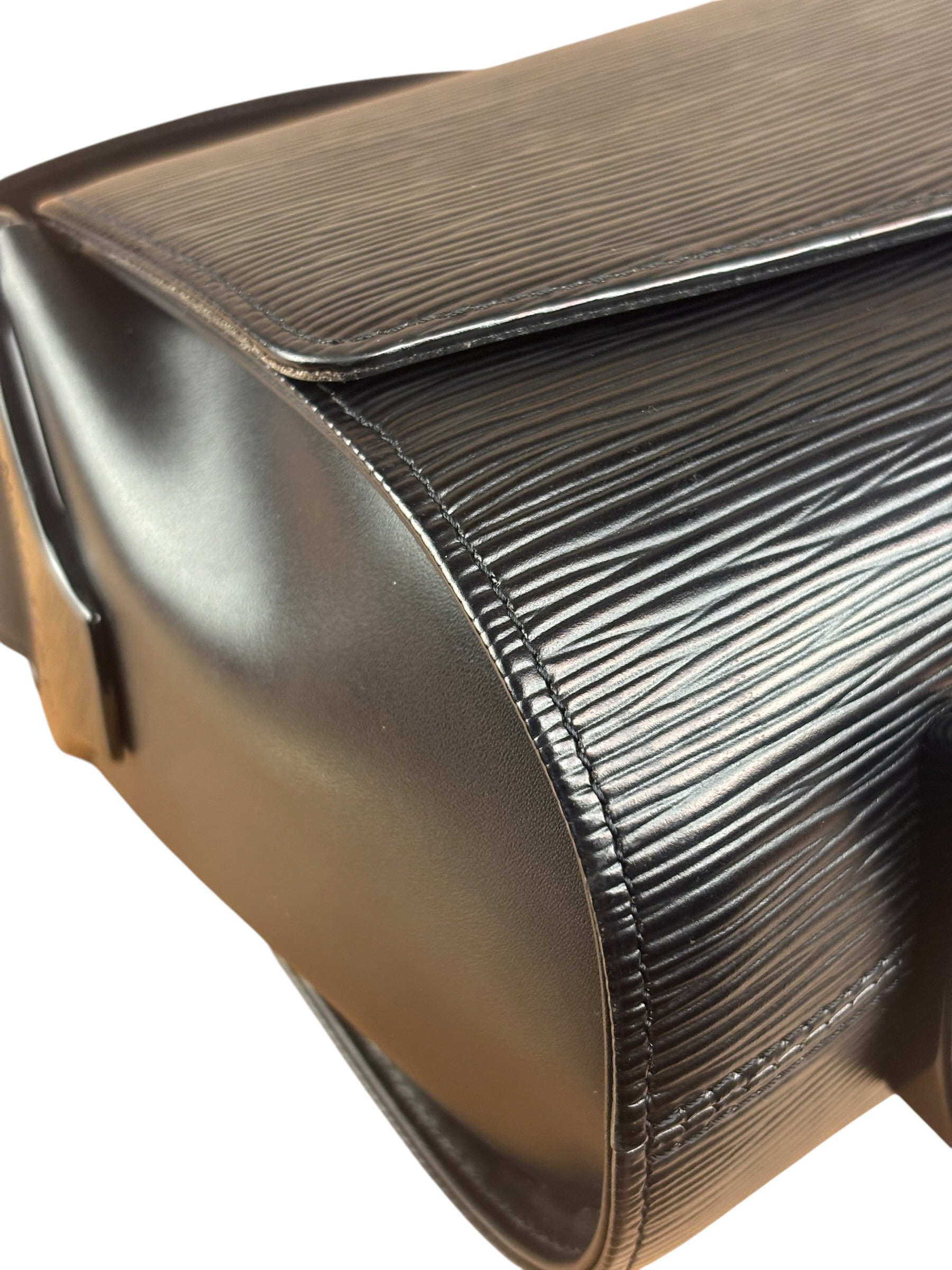 Louis Vuitton Black Epi Leather Flap Nocturne Shoulder Bag PM