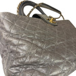 Chanel Grey Quilted Calfskin Paris-Bombay Bindi Two-Way Tote 2012