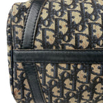 Christian Dior Vintage Canvas Monogram Trotter Oblique Boston Hand Bag