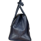 Prada Vintage Muted Blue Leather Glace 2Way Handbag