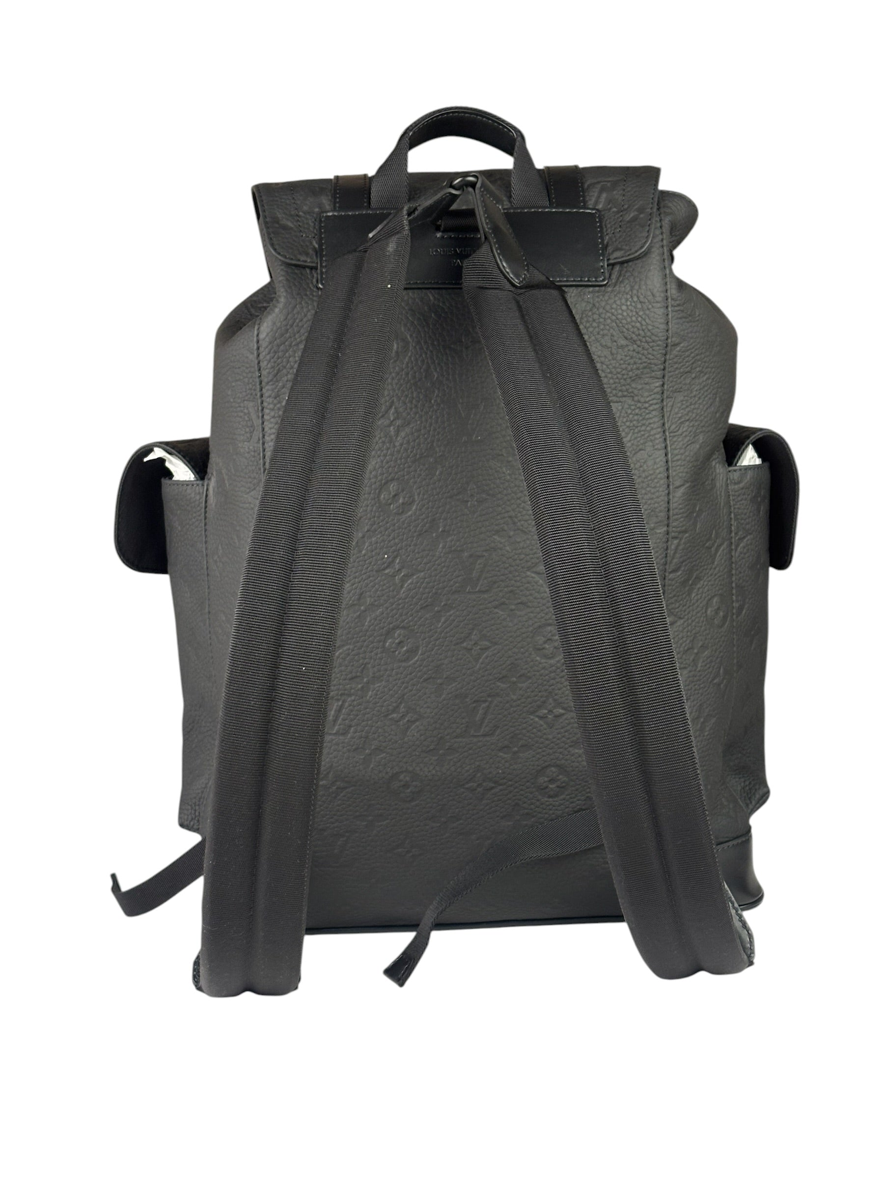 Louis Vuitton Monogram Taurillon Christopher MM Backpack