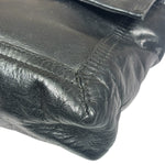 Fendi Black Leather Maxi Baguette