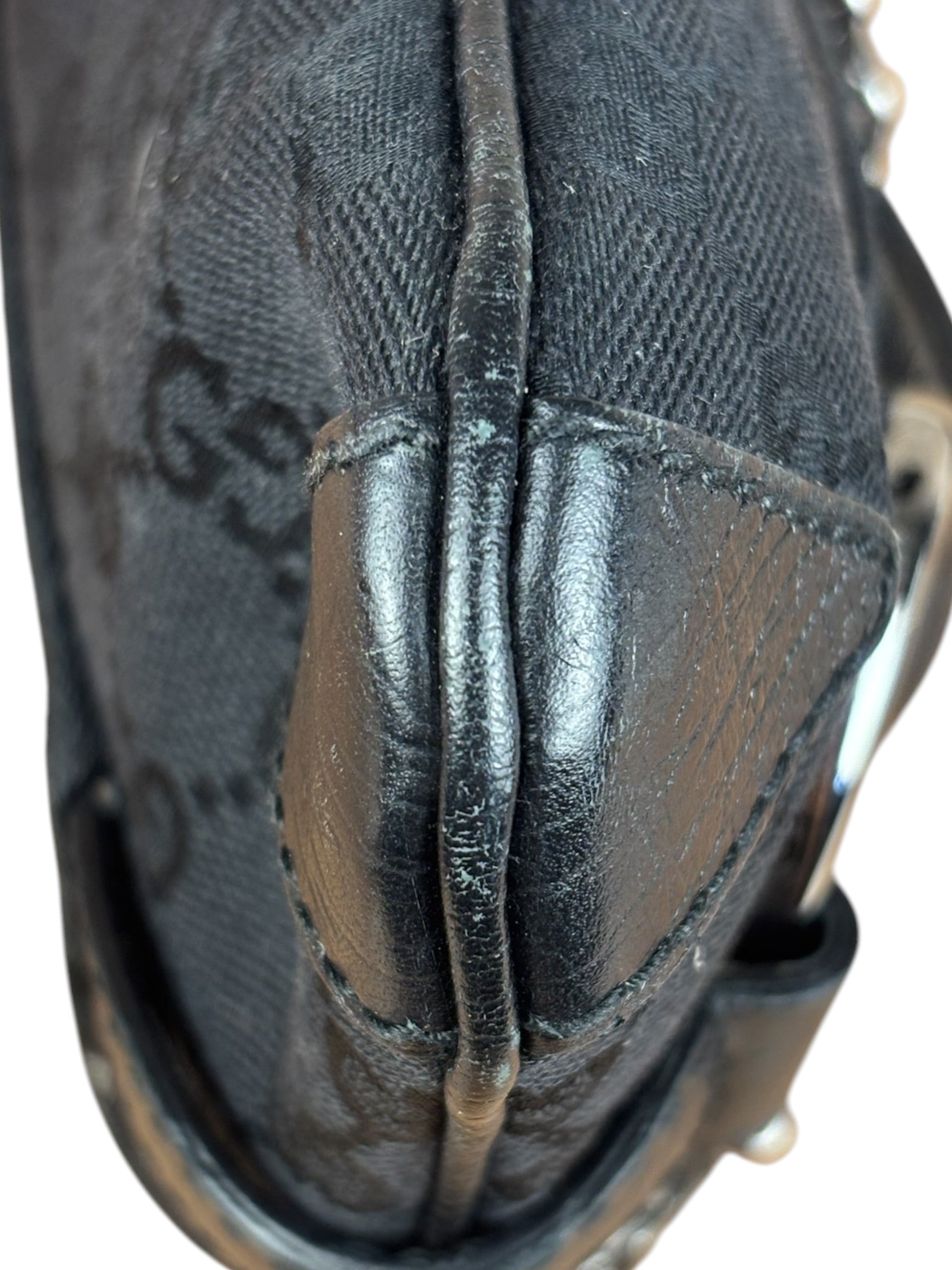 Gucci Black Tom Ford Horsebit Shoulder Bag