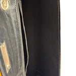 Chanel Black Patent Orange Trim 2.55 Flap 2009