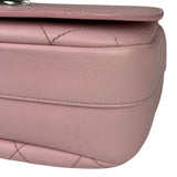 Chanel Pink Stitch Quilt Ring My Bag 2Way Flap 2017