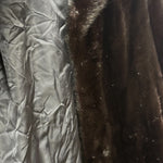 Moonbat Vintage Black Fox Fur Coat