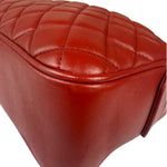 Chanel Red Quilted Leather Camera Bag 2012