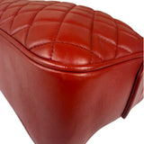Chanel Red Quilted Leather Camera Bag 2012